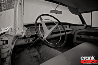 Illustration for article titled Hidden classic cars wait for surgery in Dubai